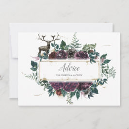 Burgund und Graublüte mit Stag-Ratschlag