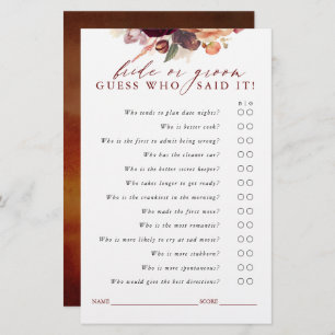 Burgund und Orangefarbene Blütenbräune oder Bräuch