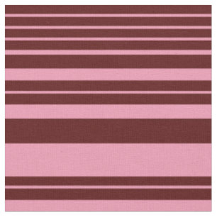 Burgund und rosa Streifenmuster-Design Stoff
