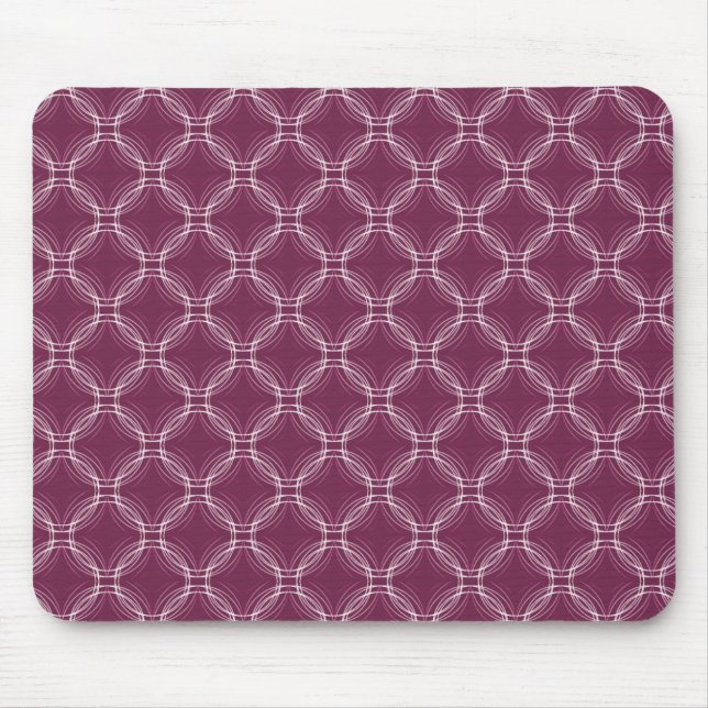 Burgund Uptown Elegance Mousepad (Vorne)