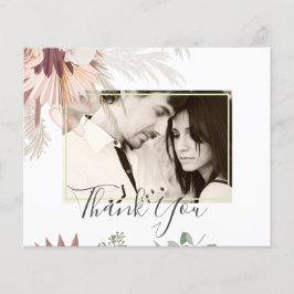 Burgund Wein Pampas Tropische Hochzeit Flyer