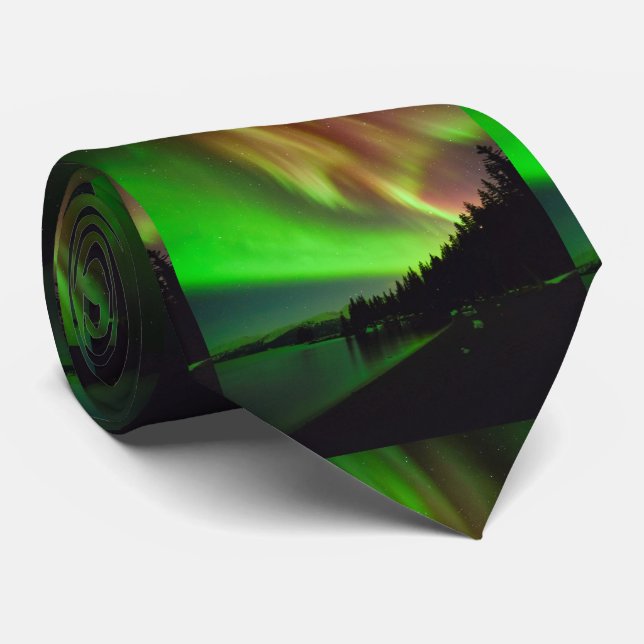 Burgunder-Aurora Krawatte (Gerollt)