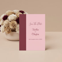 Burgunder-Bar-Minimalistische-Hochzeit-Sparen-Sie-