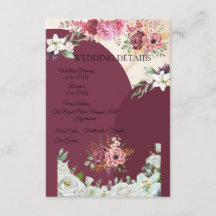 Burgunder Einschub Einlage