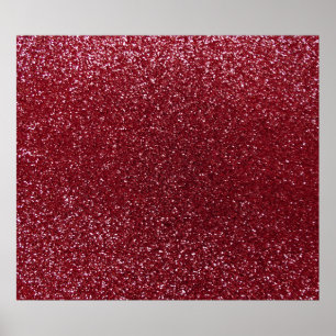 Burgunder-Glitter Poster