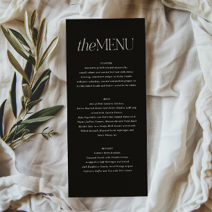 Burgunder Hochzeit Menü mit Blumen und Eleganz Menükarte