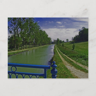 Burgunder Kanal Postkarte