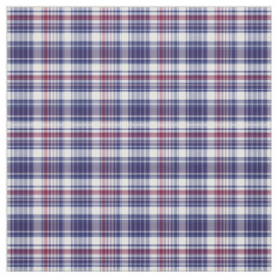 Burgunder-Marine weißes Preppy Madras kariertes Stoff