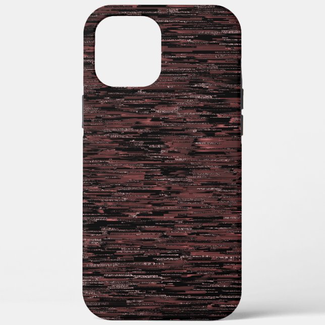 Burgunder Mosaik mit grobem Hintergrund Case-Mate iPhone Hülle (Rückseite)