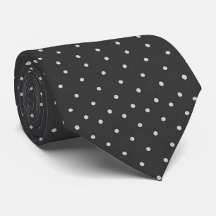 Burgunder Polka-Punkte Krawatte