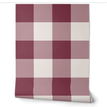 Burgunder-Riesen-Gingham