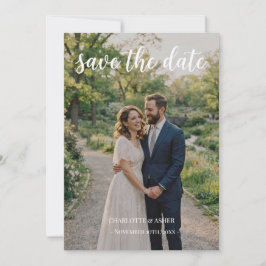 Burgunder-Rosen-Foto-Save-the-Date-Einladung Save The Date