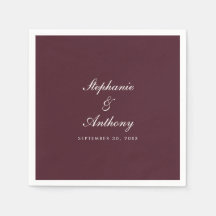 Burgunder Schrift Toskanische Villa Hochzeit