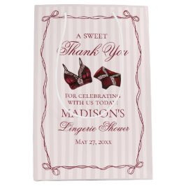 Burgunder Wäsche Dusche Junggesellinnenabschied Ga Mittlere Geschenktüte