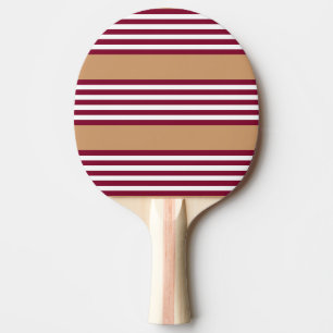 Burgundred five stripes pattern tischtennis schläger