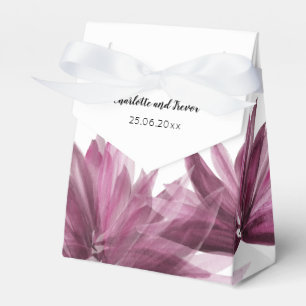 Burgundy Abstrakt Floral Watercolor Geschenkschachtel