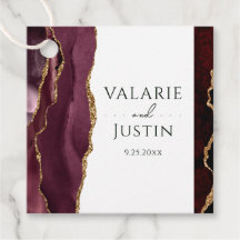 Burgundy Agate Wedding Names Vielen Dank für die T