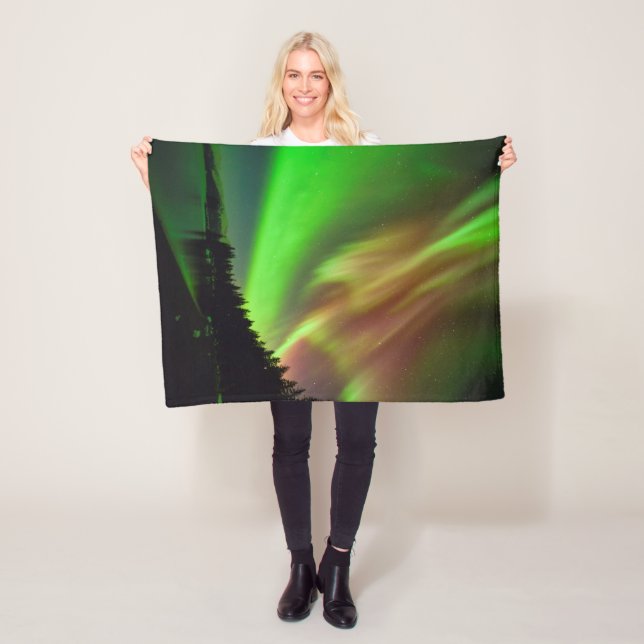 Burgundy Aurora Fleecedecke (Beispiel)