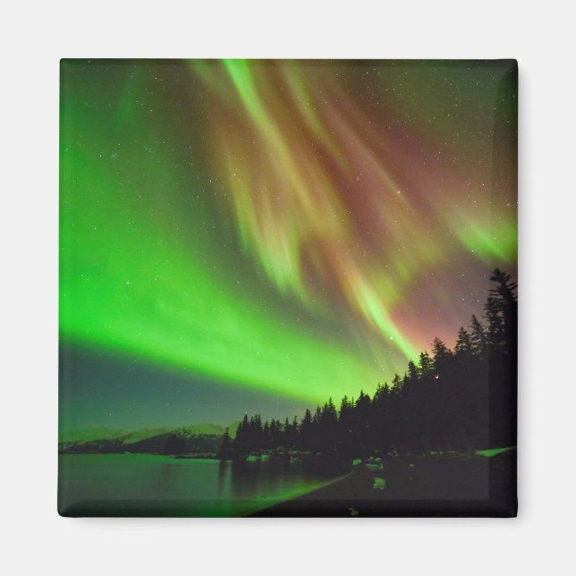 Burgundy Aurora Magnet (Vorne)