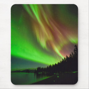 Burgundy Aurora Mousepad