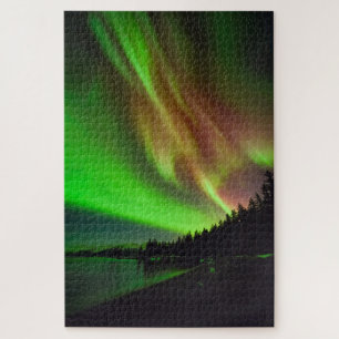 Burgundy Aurora Puzzle