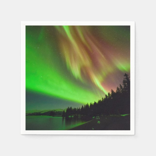 Burgundy Aurora Serviette (Vorderseite)