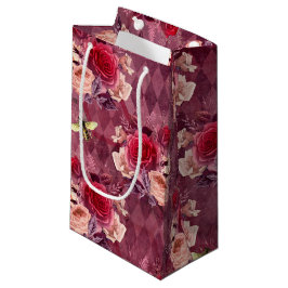 Burgundy Bee Series Design Eleven Kleine Geschenktüte