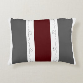 Burgundy Blizzard Liebe Dekokissen