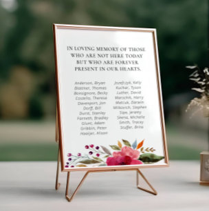 Burgundy Blume School Wiedersehen-Memorial Poster