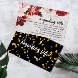 Burgundy Blush Money Over Gifts Bridal Fund Cards Begleitkarte