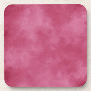 Burgundy Blush Plastic Getränkeuntersetzer