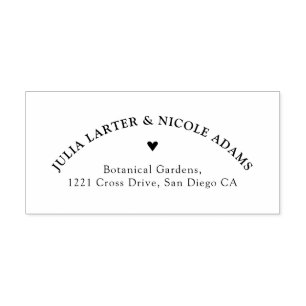 Burgundy Boho Rose Floral Pampas Grass Wedding Permastempel