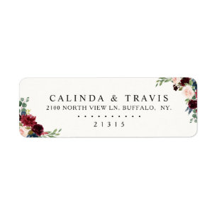 Burgundy Bouquet   Elegante Hochzeit