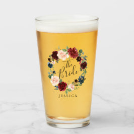 Burgundy Bouquet Wreath | Die Brücke Glas