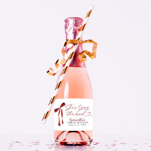 Burgundy Bow Sie bindet das Brautparty des Knotens