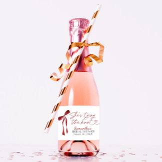 Burgundy Bow Sie bindet das Brautparty des Knotens