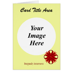 Burgundy Clover Ribbon Template von Kenneth Yoncic