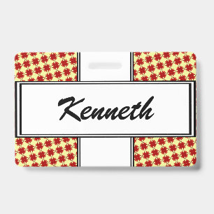 Burgundy Clover Ribbon von Kenneth Yoncich Ausweis