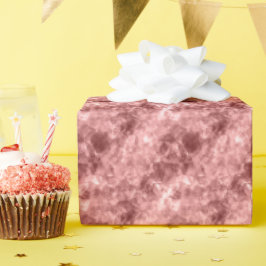 Burgundy Crumpled Textur Geschenkpapier