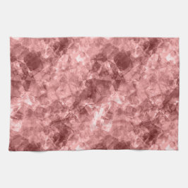 Burgundy Crumpled Textur Geschirrtuch