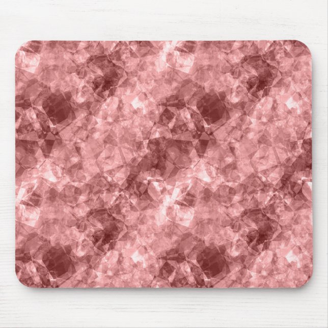 Burgundy Crumpled Textur Mousepad (Vorne)