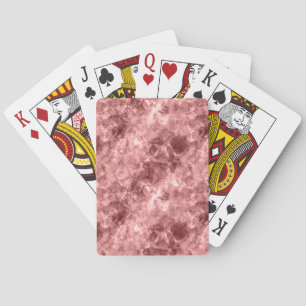 Burgundy Crumpled Textur Spielkarten