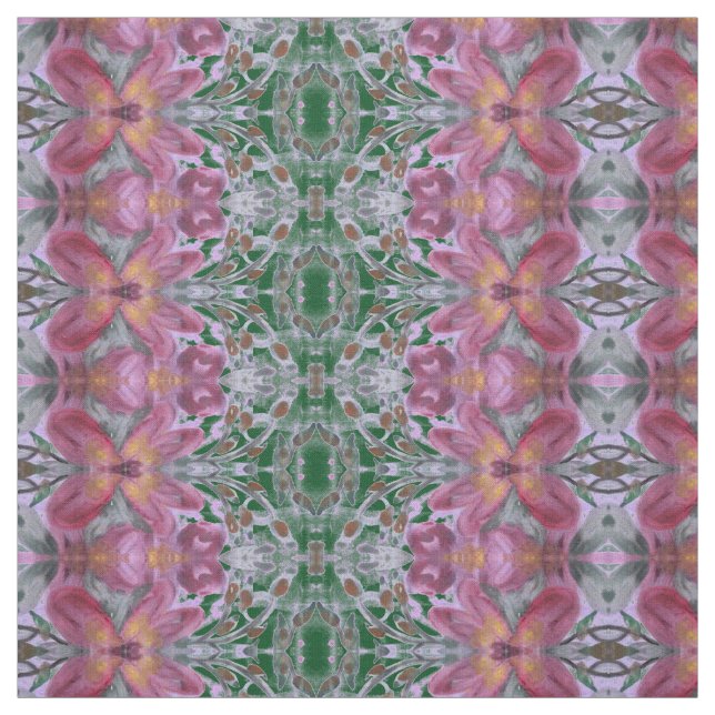 Burgundy Dark Green Stoff (Muster)