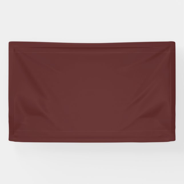 Burgundy Deep Red Custom Banner (Horizontal)
