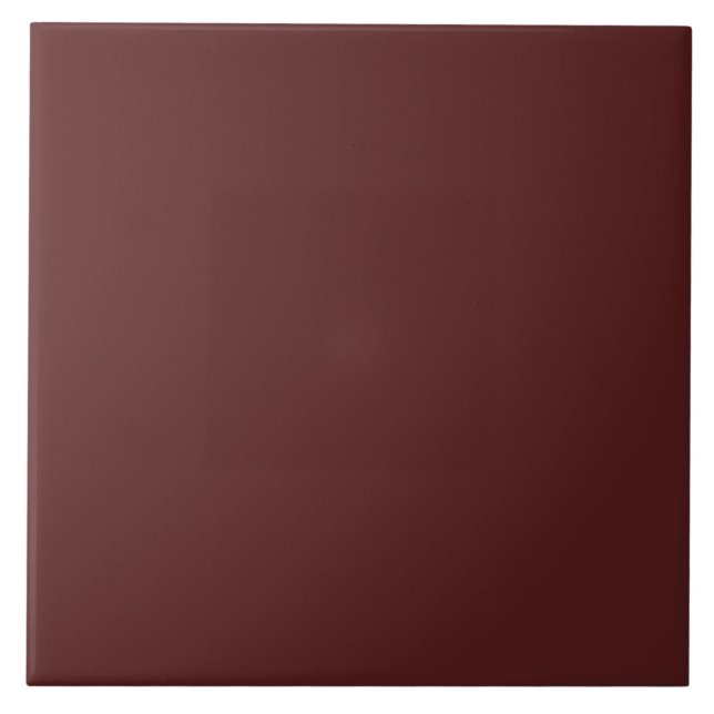 Burgundy Deep Red Custom Fliese (Vorderseite)