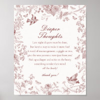 Burgundy Fall Toile De Jouy Windpreisgedanken Dusc
