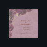 Burgundy Floral Wedding Anniversary Stone Magnet<br><div class="desc">Dieser Magnet zeichnet sich durch ein Blumendesign aus. Behalt deine Liebe lebendig und ehre die gepflegten Momente,  die du zusammen geteilt hast. Feiern Sie Ihre Reise mit einem "Floral Wedding Anniversary Stone Magnet",  bestellen Sie noch heute!</div>