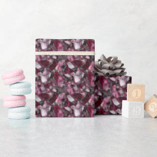 Burgundy Gemstones Geschenkpapier