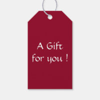Burgundy Gift Tags