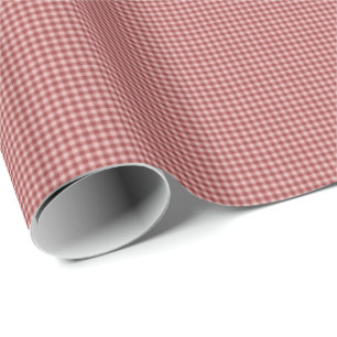 Burgundy Gingham-GIFT-WRAPPING-PAPIER Geschenkpapier